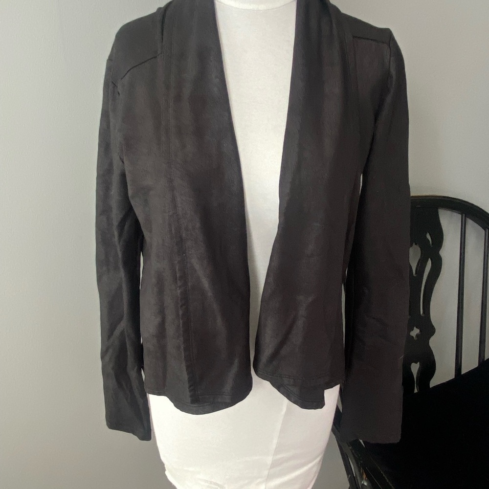 nydj Faux Suede Cardigan